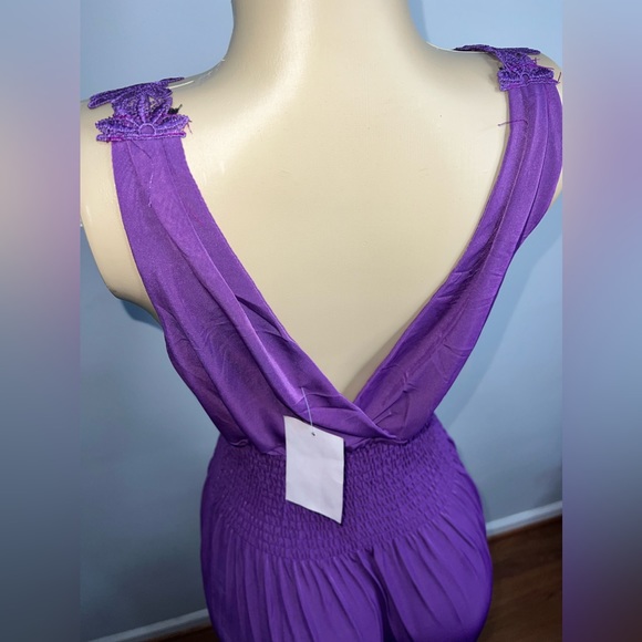 NWT CM Purple Maxi Dress Size XL - Picture 9 of 10